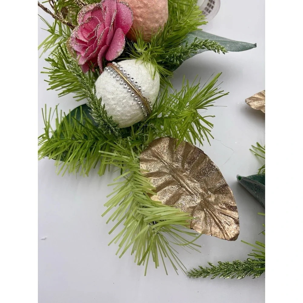 EASTER Capiz Gold Embellished Eggs‎ Butterfly 5ft GARLAND